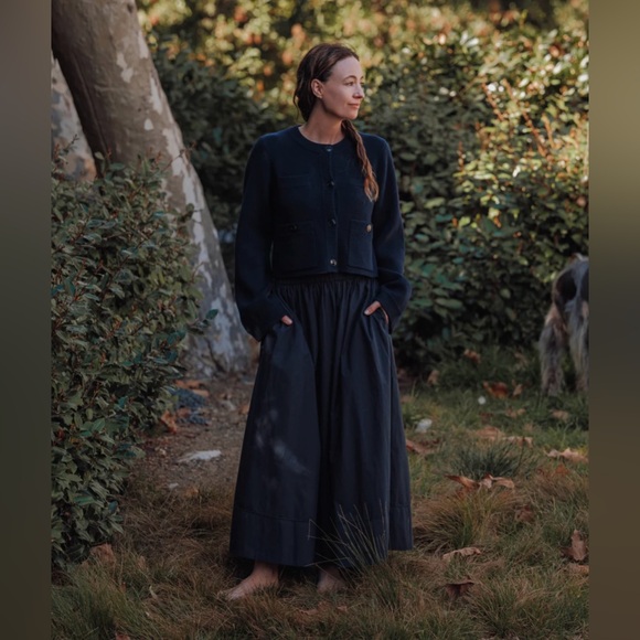 Jenni Kayne Lauren Skirt - Navy - Picture 4 of 8